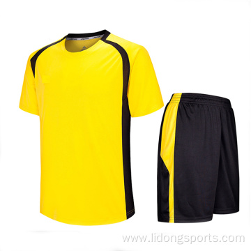 New Model Red Black Soccer Jersey Set